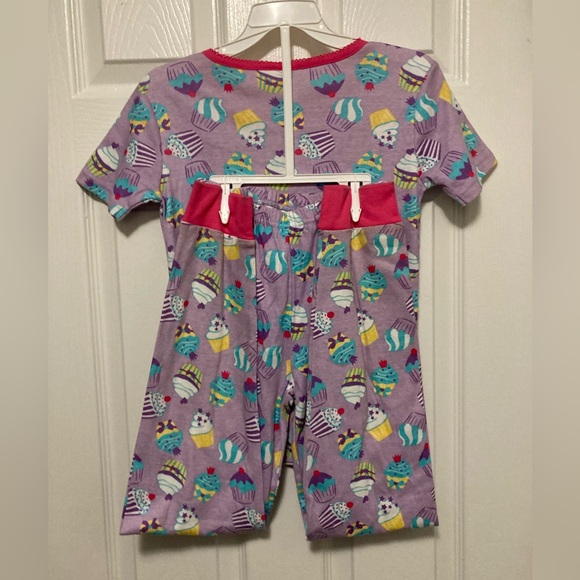 *Gymboree New Purple Cupcake Theme Short Sleeve & Pants 2pc Pj Set - Picture 6 of 6